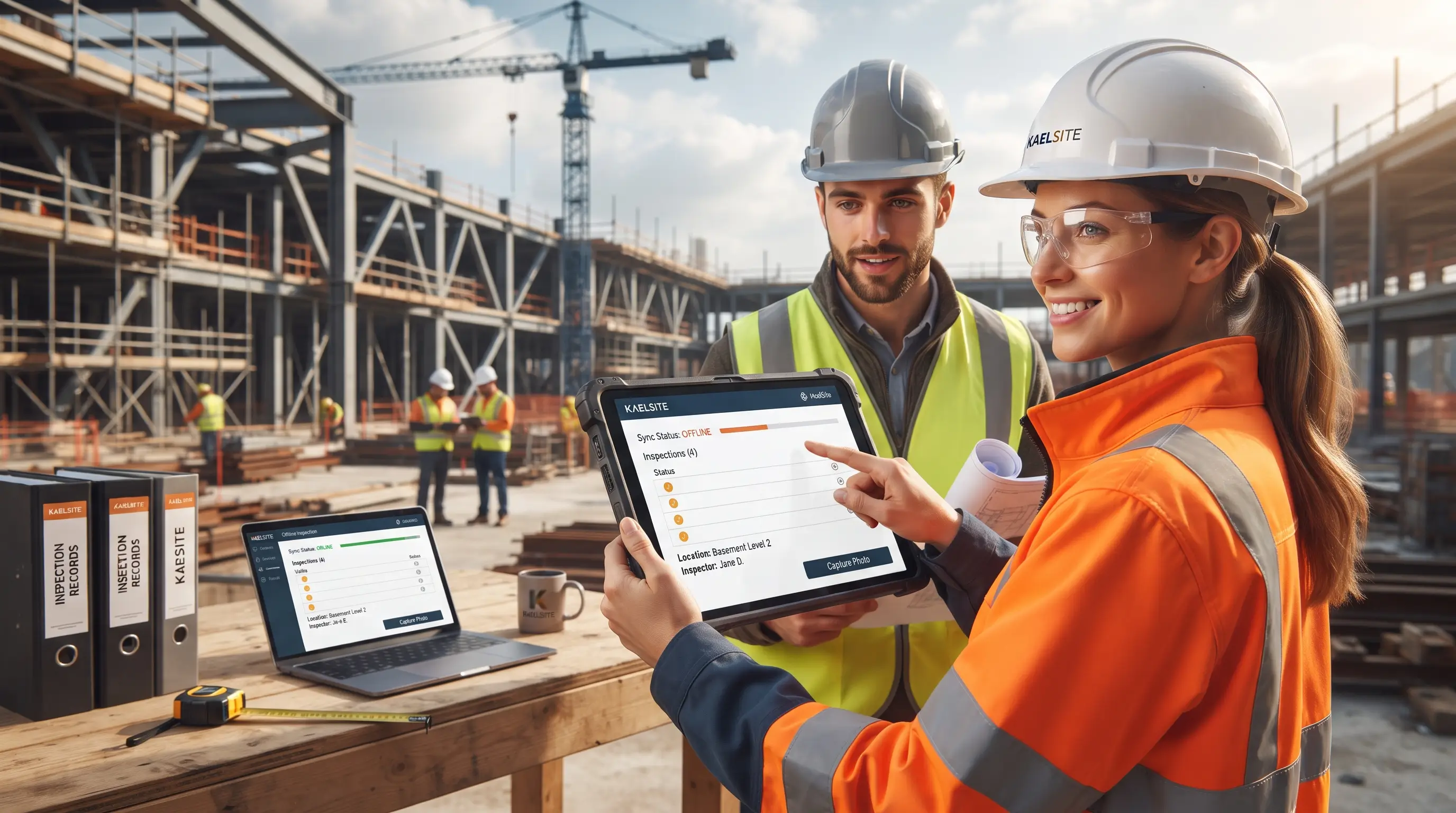 How KaelSite Supports Offline Construction Inspections and Reporting