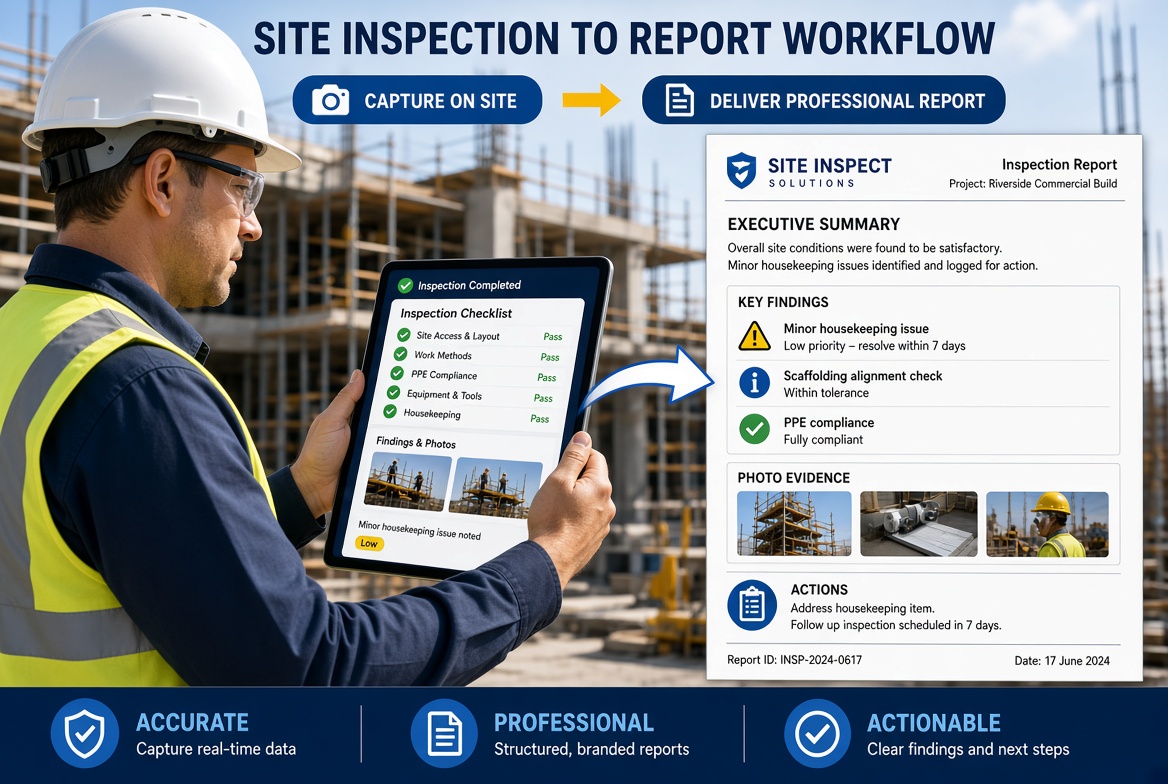 From Site Inspection to Professional Report: How Digital Tools Change Daily Workflows