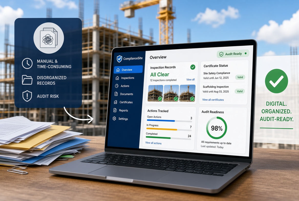 Reduce Admin and Improve Audit Readiness With a Construction Compliance App
