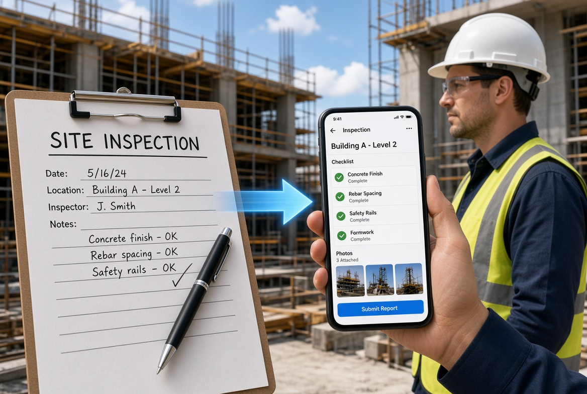 From Clipboard to Cloud: How Mobile Apps Are Transforming Daily Site Inspections