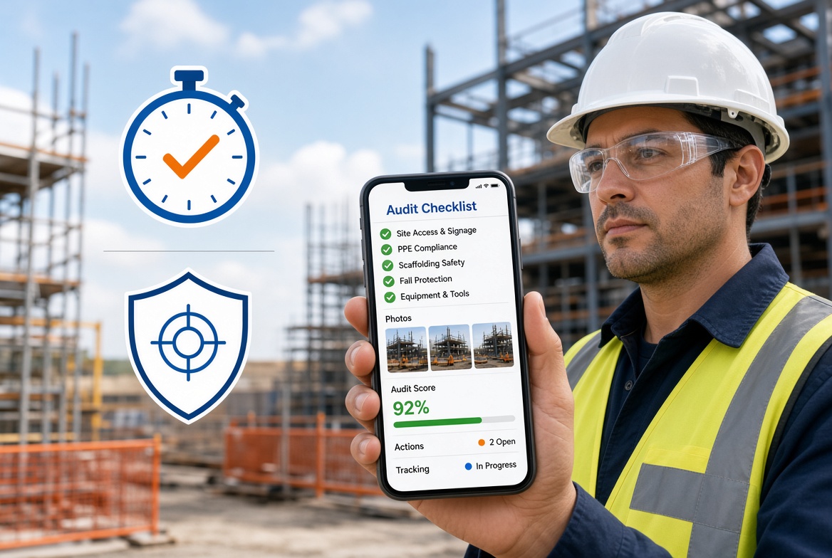 How to Run Faster, More Accurate Construction Safety Audits Using Mobile Apps