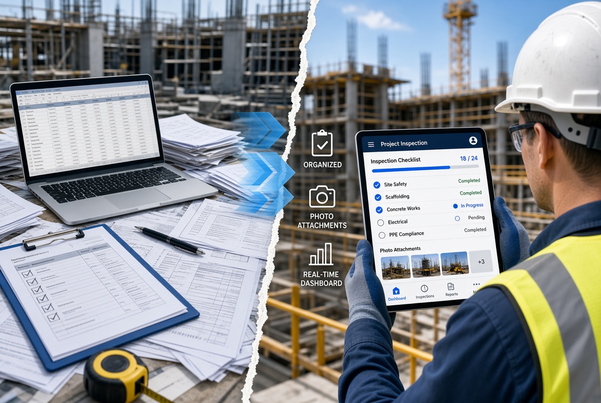 Paper vs Digital: Why Construction Teams Are Moving Beyond Spreadsheets and Paper Checklists