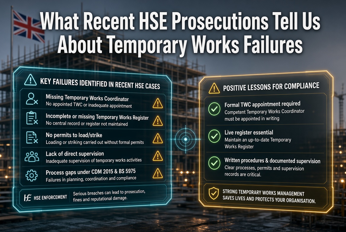 What Recent HSE Prosecutions Tell Us About Temporary Works Failures